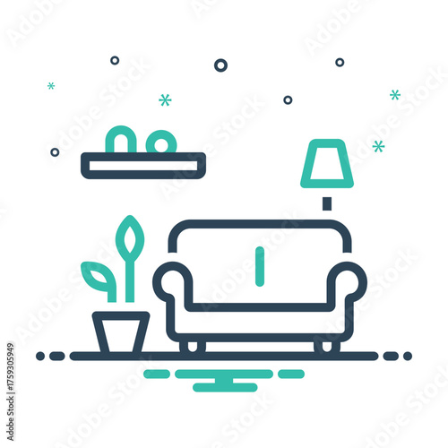Mix icon for living room