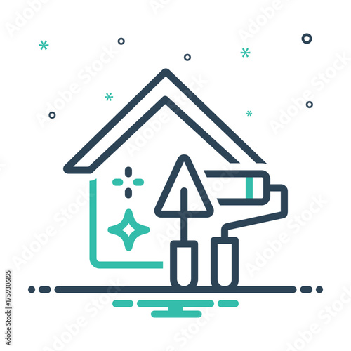 Mix icon for remodeling