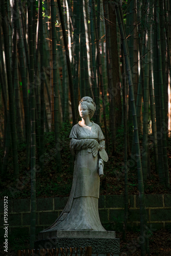 Fotografie Statue of Princess Yuzhen at Jingting Mountain