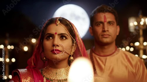 Karwa Chauth Moon Ritual