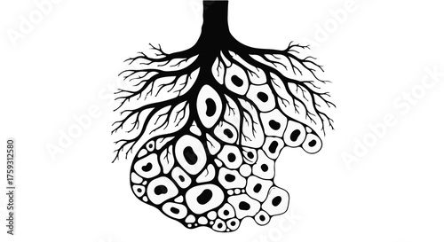 Creative light bulb glowing with intricate digital circuitry, symbolizing innovation and technology