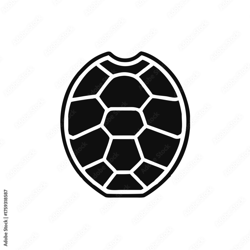 Obraz premium turtle shell icon. Vector illustration isolated o white background