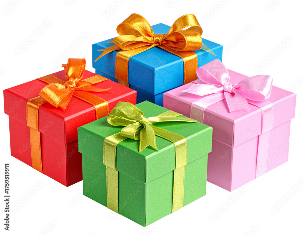 Obraz premium colorful gift boxes