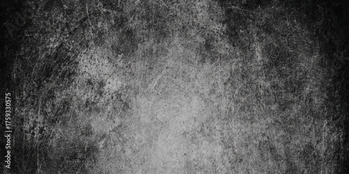 Black wall texture rough background dark concrete for wall decor.