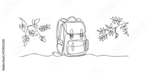 Backpack with branches