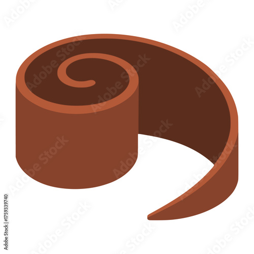 chocolate butter spread food flat color vector illustration template design