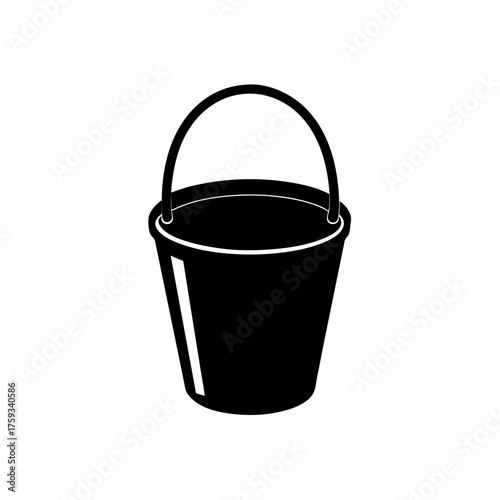 trash can isolated on white