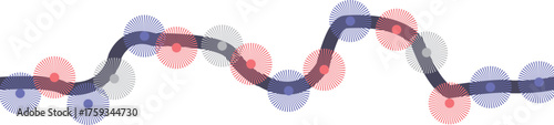 Celebratory firework explosions bursting with radial lines and circular forms vector