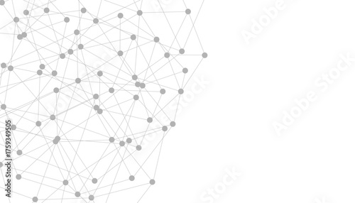 Abstract plexus background with connecting dots and lines. Global network connection