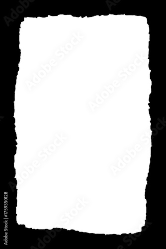 Marco, mascara bordes irregulares