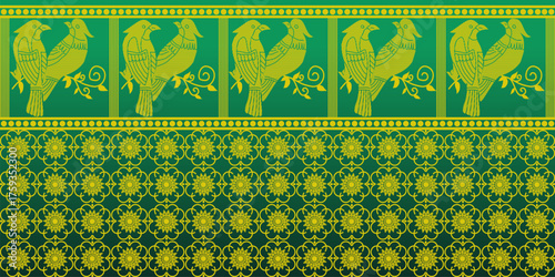 beautiful graphic saree design and this sari design is in Indian style which is for textile fashion industry and it can be used as wallpaper backdrop and website bg this style is originated in india 