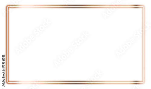 Elegant copper frame with a thin white line accent for modern designs