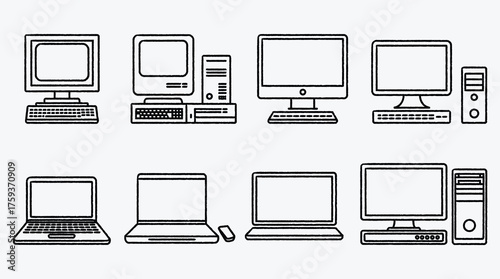 Evolution of Computer Technology A Visual Representation of Technological Advancement