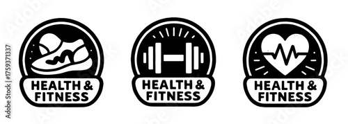 ヘルス＆フィットネスのシンボル 、HEALTH & FITNESS SYMBOL