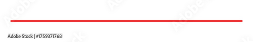 Solid red line. Simple and bold horizontal element suitable for dividers or graphic accents. Clean design on transparent background.