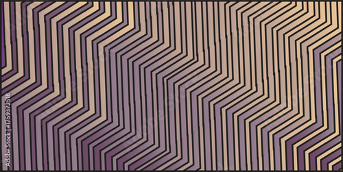 Abstract Geometric Pattern in Gradient Hues