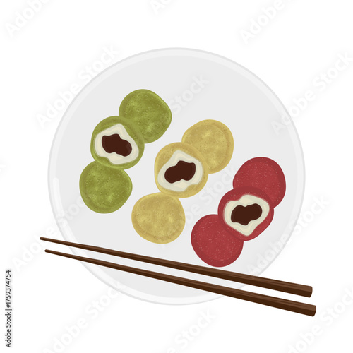 Vector Illustration Logo Clipart Top View Susugyeongdan or Gyeongdan