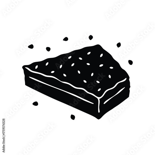 Baklava with Pistachio Crumbs Pastry Vector