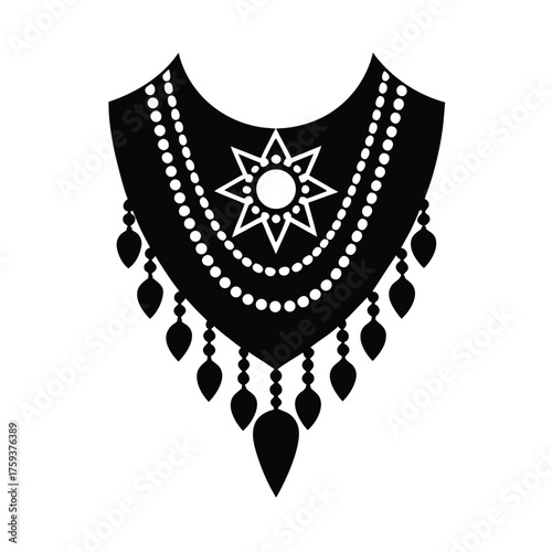 Bedouin Jewelry Design Illustration