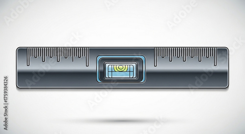 Level tool, a tool for checking if a surface is horizontal or vertical, construction and renovation concept