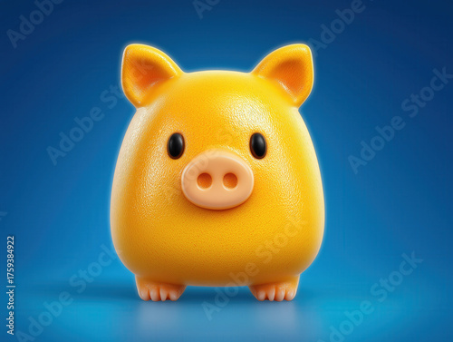 Cute piggy icon for mobile ...