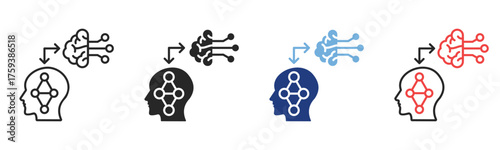 Reinforcement Icon Set With Multiple Styles Vector Illustration