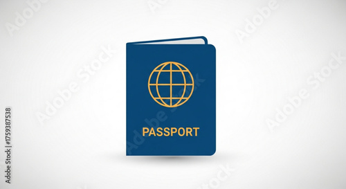 Passport with globe, a crucial document for international travel and verifying ones identity worldwide
