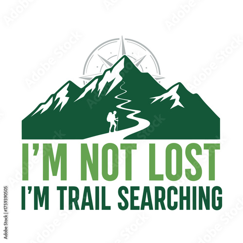 Mountain hiker compass adventure quote hiking mountains