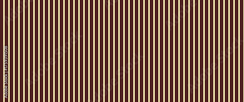Background of vertical stripes of chocolate shades. Brown and white chocolate colors. Seamless repeating vector pattern.