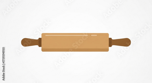Rolling pin is a kitchen utensil used to flatten dough for baking, cooking, and pastry preparation in bakeries