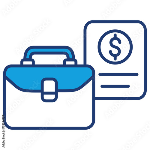 Income Blue Icon