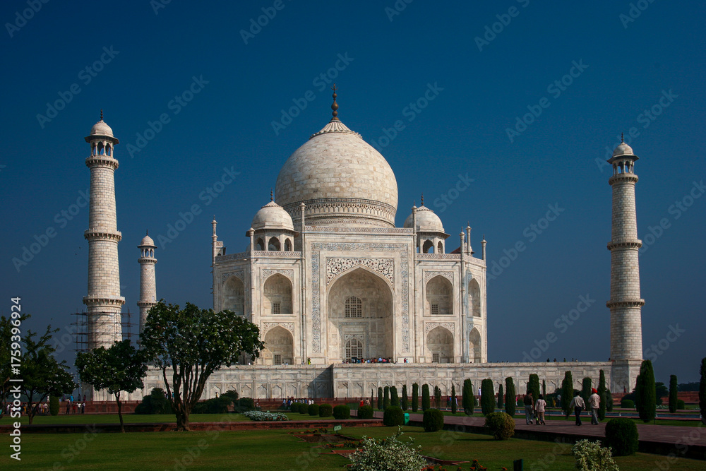 Obraz premium taj mahal in agra india