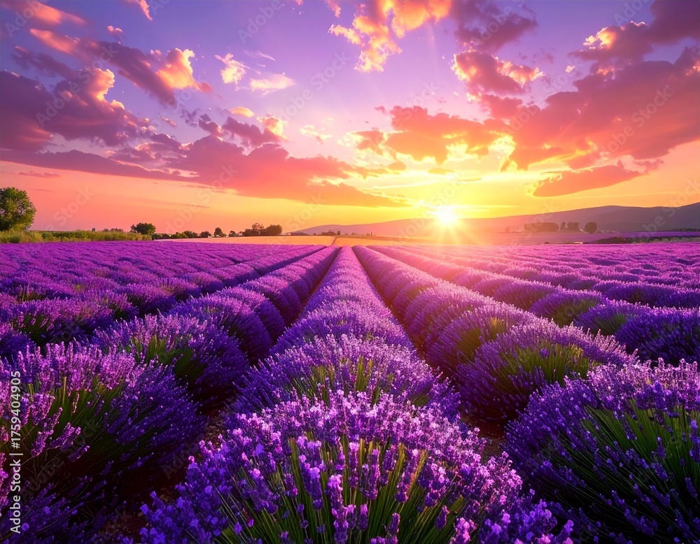 Obraz premium Lavender Dusk