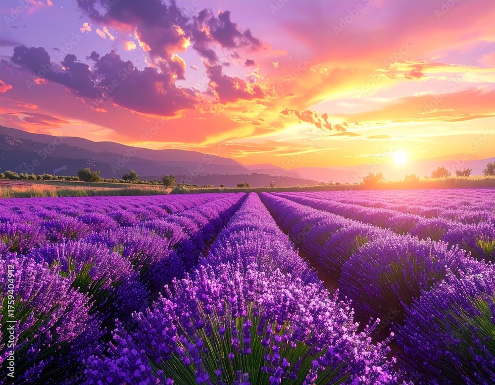 Fototapeta premium Lavender Dusk