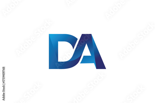 Free Download DA letter da logo icon - GFXLoad