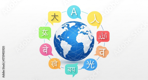 Globalization and translation services for international communication and language diversity worldwide access