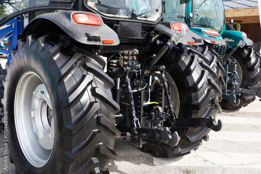 Fototapeta premium Tractor agricultural machines