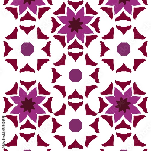 American ethnic tribal fabric design blends soft pink tones with contrasting grey to create a timeless and eye-catching aesthetic. Ethnic with delicate floral motifs, the pattern offers an ethnic bal