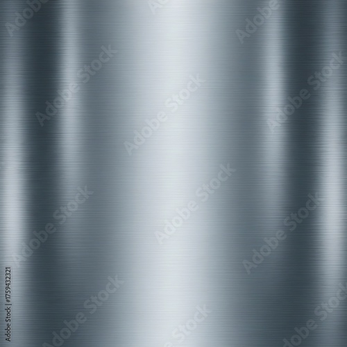 Wallpaper Mural Metallic Silver Surface with Vertical Light Reflections and Subtle Texture. Torontodigital.ca