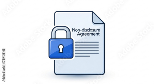 Nondisclosure agreement nda contract privacy confidential business document secure legal protection policy