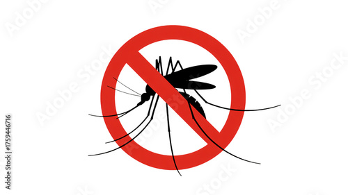 Stop mosquito bites now with this clear pest control symbol