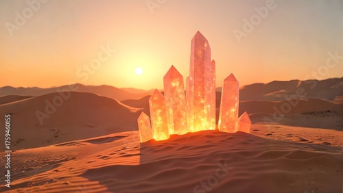 crystal valley sunset