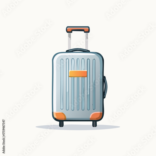 Stylish Travel Suitcase with Wheels and Handle, Ready for Adventure.