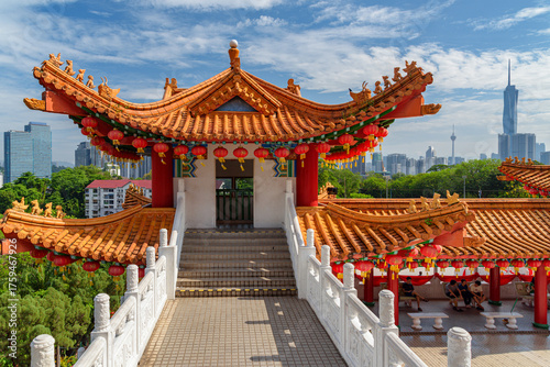 Bild auf Leinwand Awesome view of the Thean Hou Temple, Kuala Lumpur, Malaysia