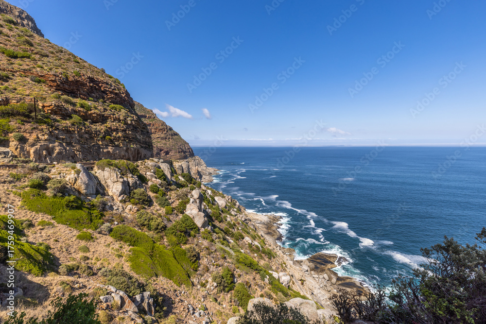 Fototapeta premium Chapman's Peak Drive in Cape Town, South Africa.