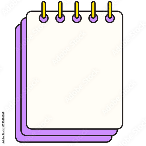 Stacked Spiral Notebook