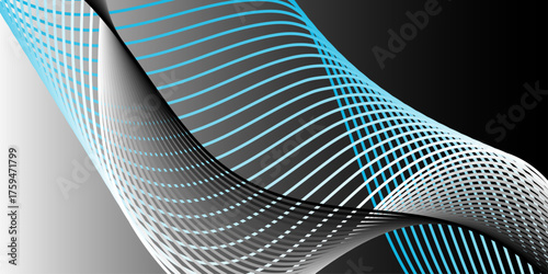 Abstract line art with wave patterns colorful background. Modern parallel lines abstract shape with wavy pattern minimal background. multicolor abstract background adorned with modern wavy lines.