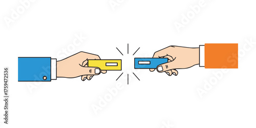 Two hands connecting two halves of a broken object symbolizing connection and repair