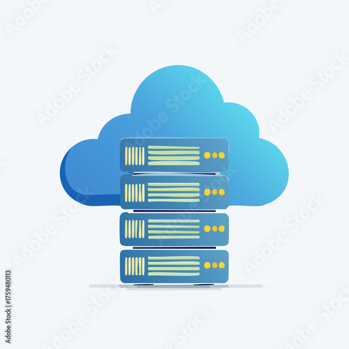 Cloud Computing and Server Infrastructure for Data Storage.