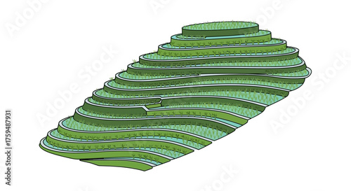 Minimalist desert landscape illustration in warm earth tones conveying tranquility and expansiveness